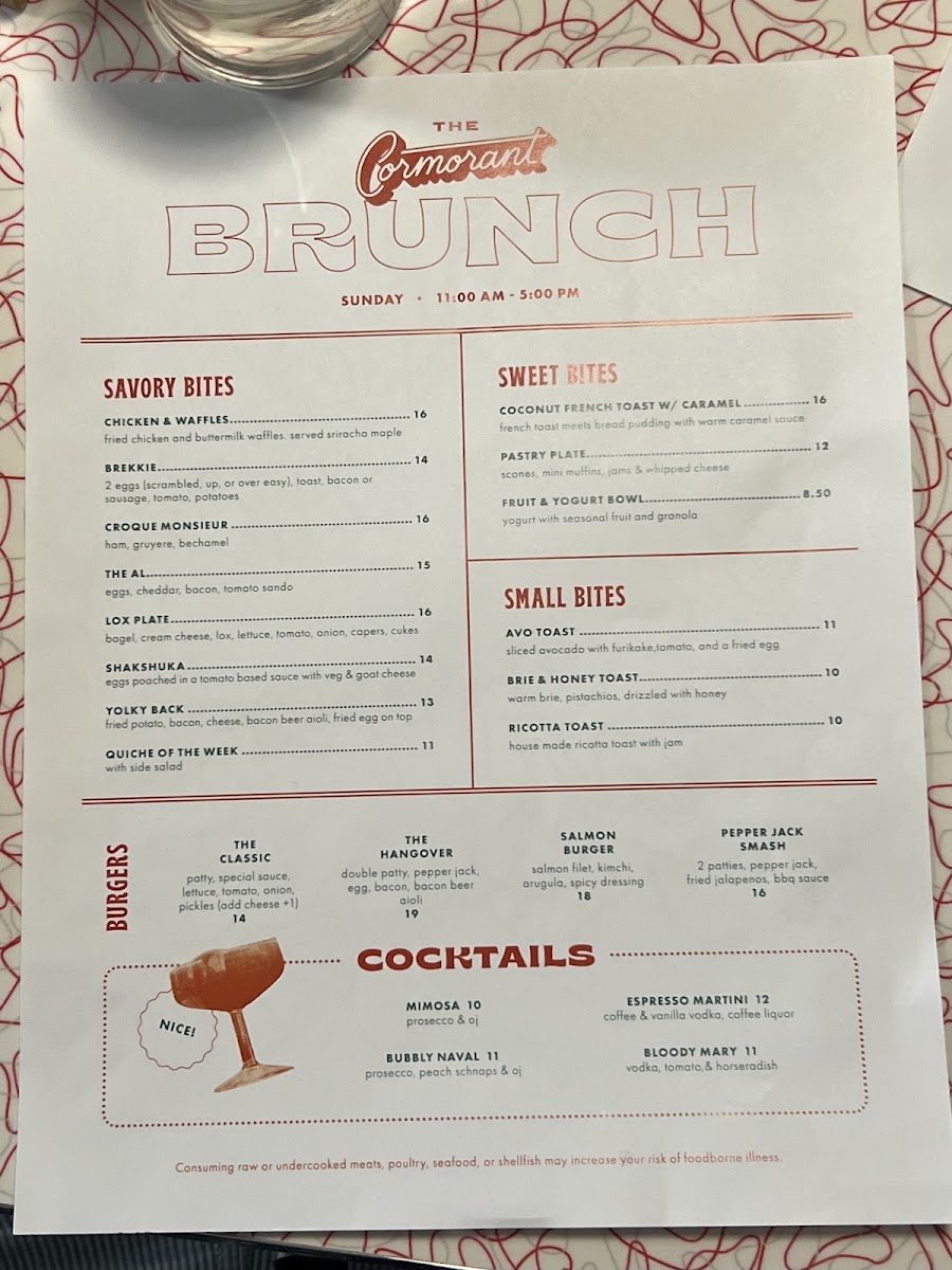Menu The Cormorant-1