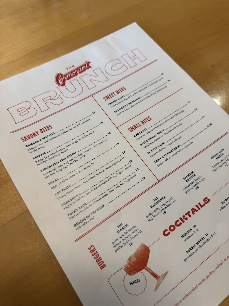 Menu The Cormorant-5